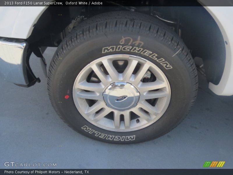 Oxford White / Adobe 2013 Ford F150 Lariat SuperCrew