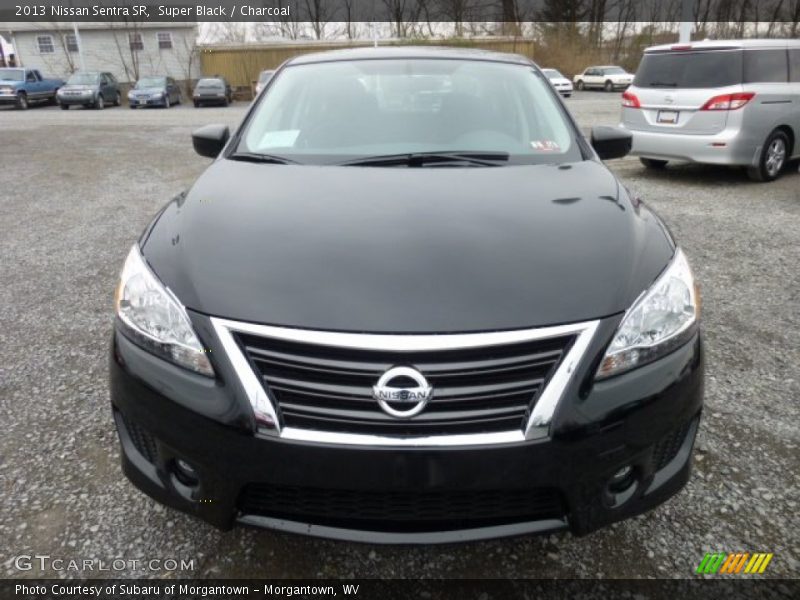 Super Black / Charcoal 2013 Nissan Sentra SR