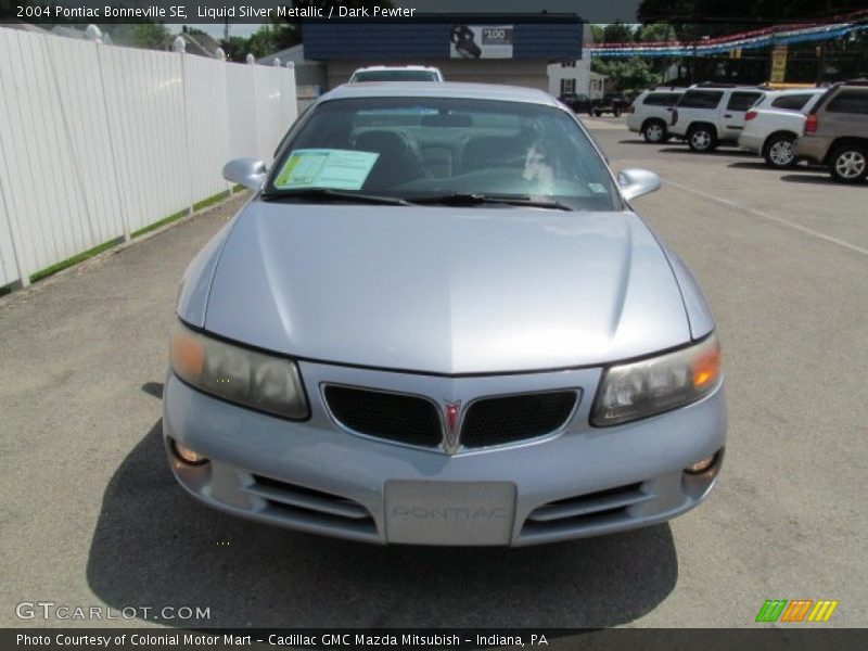 Liquid Silver Metallic / Dark Pewter 2004 Pontiac Bonneville SE