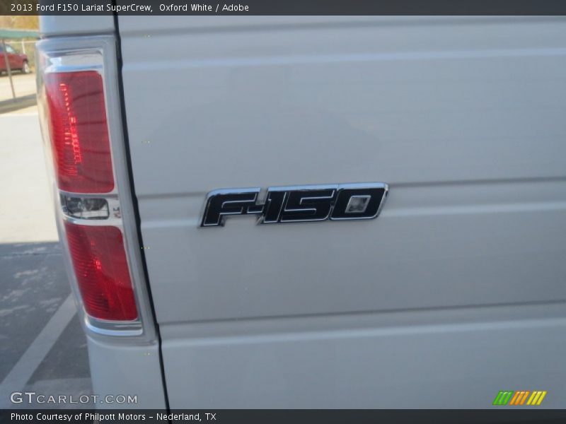 Oxford White / Adobe 2013 Ford F150 Lariat SuperCrew