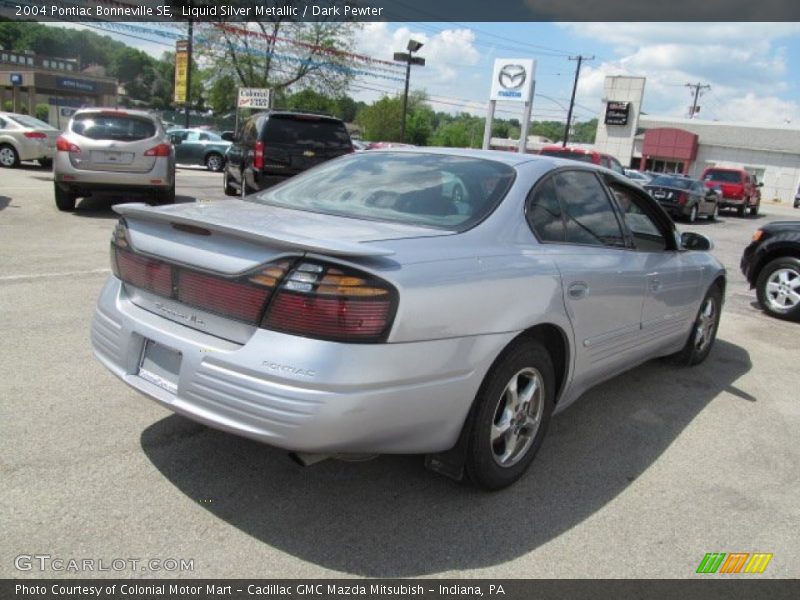 Liquid Silver Metallic / Dark Pewter 2004 Pontiac Bonneville SE