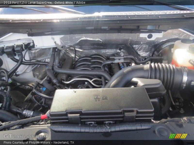 Oxford White / Adobe 2013 Ford F150 Lariat SuperCrew