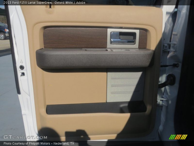 Oxford White / Adobe 2013 Ford F150 Lariat SuperCrew