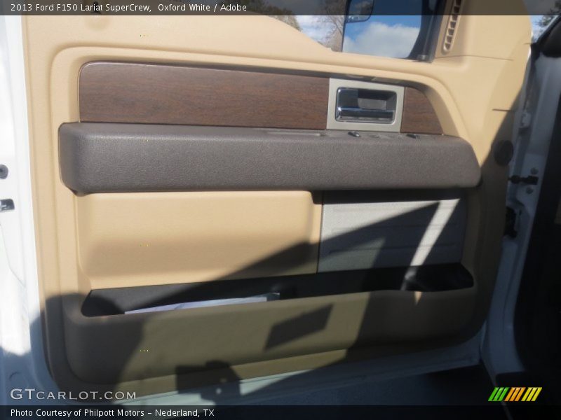 Oxford White / Adobe 2013 Ford F150 Lariat SuperCrew