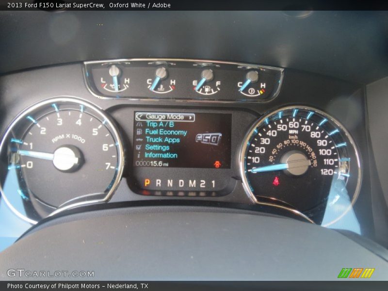 Oxford White / Adobe 2013 Ford F150 Lariat SuperCrew