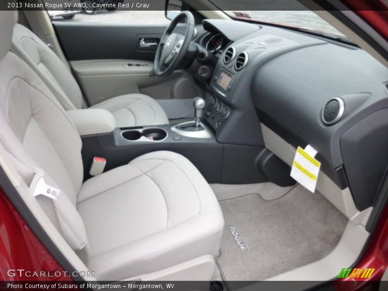 Cayenne Red / Gray 2013 Nissan Rogue SV AWD