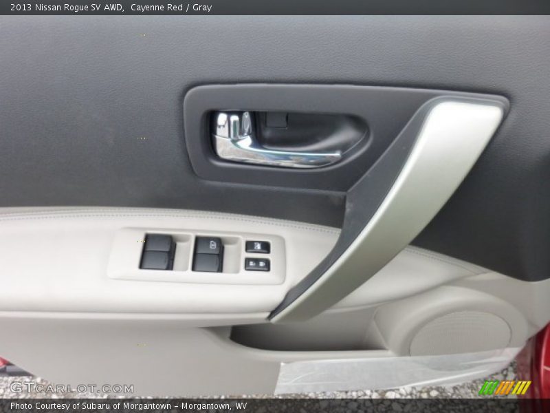 Cayenne Red / Gray 2013 Nissan Rogue SV AWD
