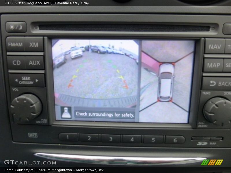 Cayenne Red / Gray 2013 Nissan Rogue SV AWD