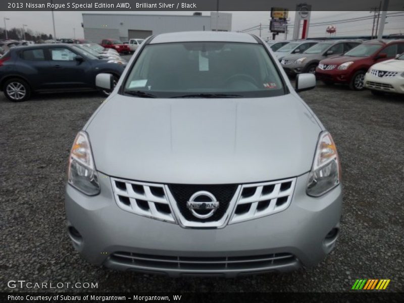 Brilliant Silver / Black 2013 Nissan Rogue S Special Edition AWD