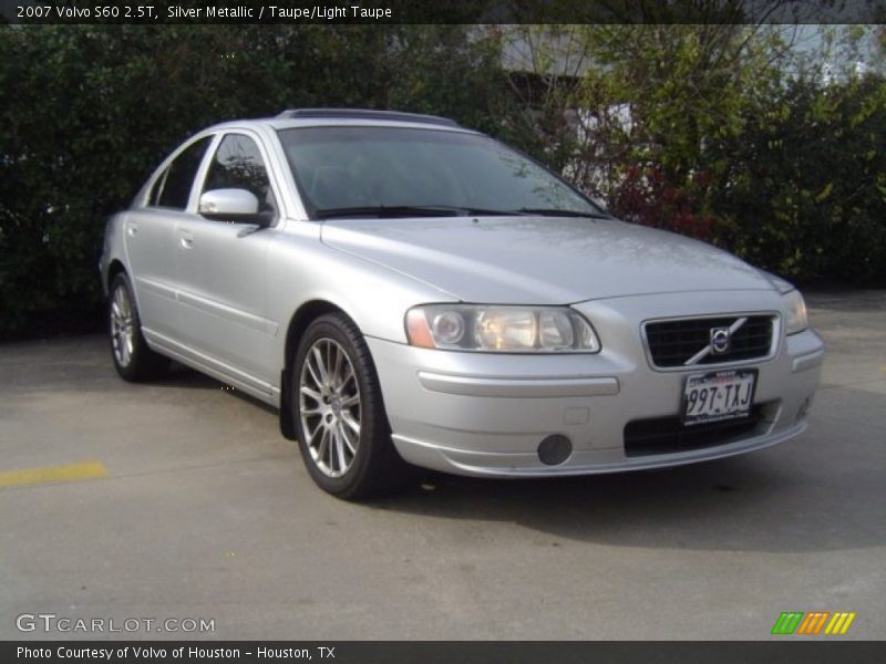 Silver Metallic / Taupe/Light Taupe 2007 Volvo S60 2.5T