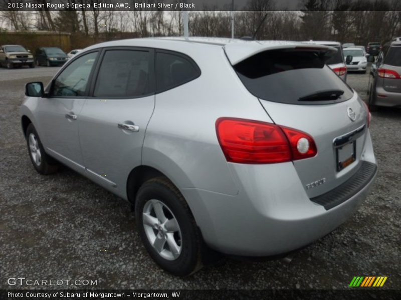 Brilliant Silver / Black 2013 Nissan Rogue S Special Edition AWD