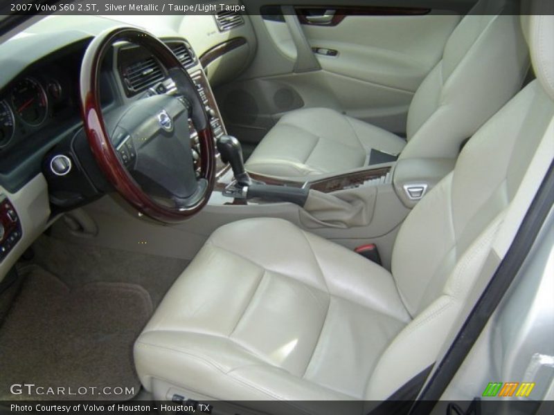 Silver Metallic / Taupe/Light Taupe 2007 Volvo S60 2.5T