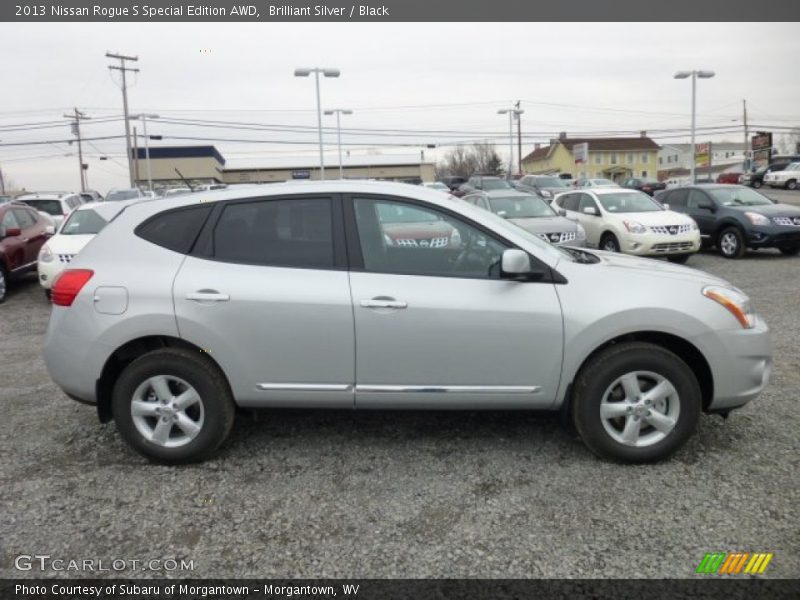 Brilliant Silver / Black 2013 Nissan Rogue S Special Edition AWD
