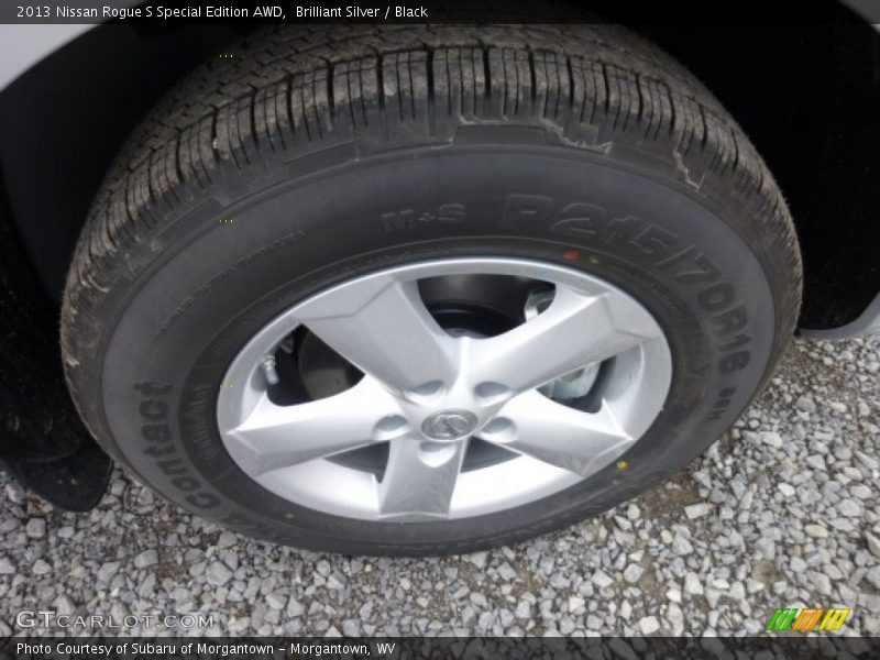 Brilliant Silver / Black 2013 Nissan Rogue S Special Edition AWD