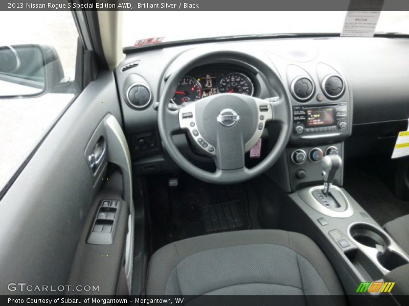 Brilliant Silver / Black 2013 Nissan Rogue S Special Edition AWD