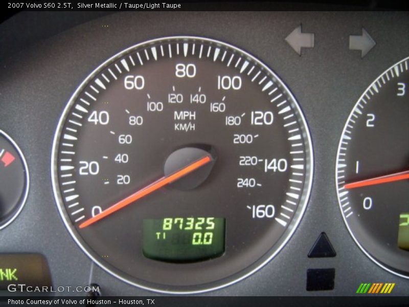 Silver Metallic / Taupe/Light Taupe 2007 Volvo S60 2.5T