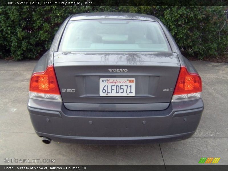 Titanium Gray Metallic / Beige 2006 Volvo S60 2.5T