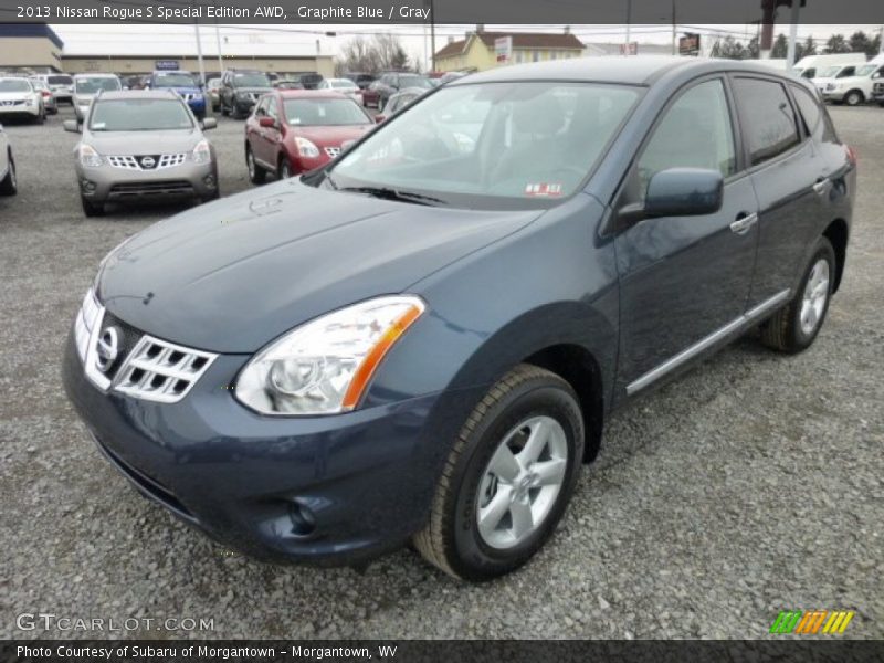Graphite Blue / Gray 2013 Nissan Rogue S Special Edition AWD
