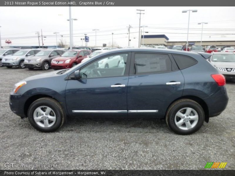 Graphite Blue / Gray 2013 Nissan Rogue S Special Edition AWD