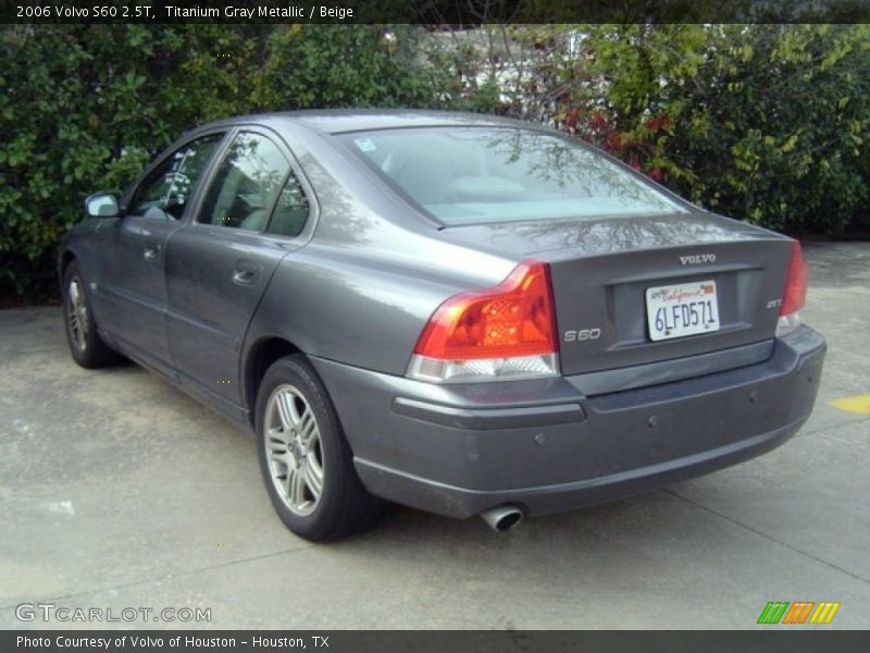 Titanium Gray Metallic / Beige 2006 Volvo S60 2.5T