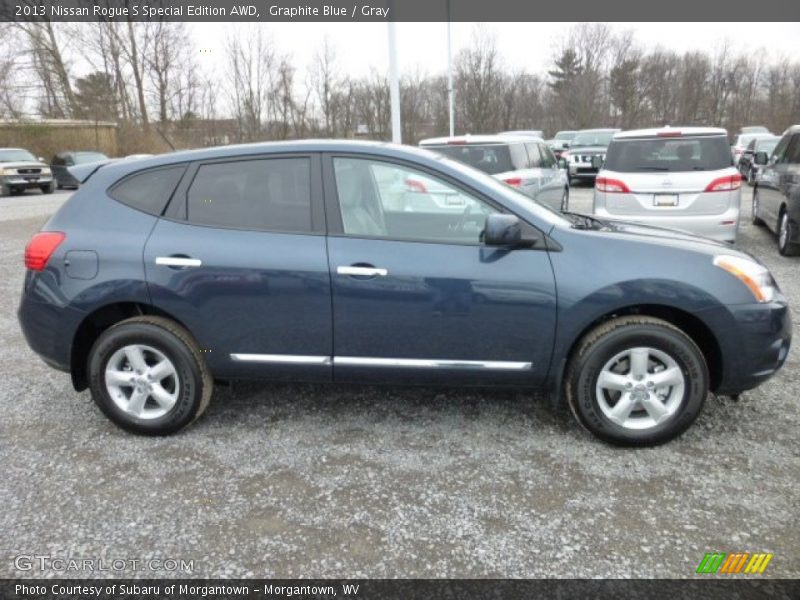 Graphite Blue / Gray 2013 Nissan Rogue S Special Edition AWD