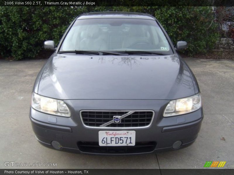 Titanium Gray Metallic / Beige 2006 Volvo S60 2.5T