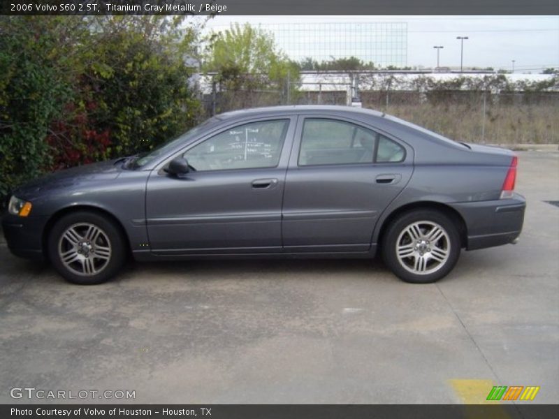 Titanium Gray Metallic / Beige 2006 Volvo S60 2.5T