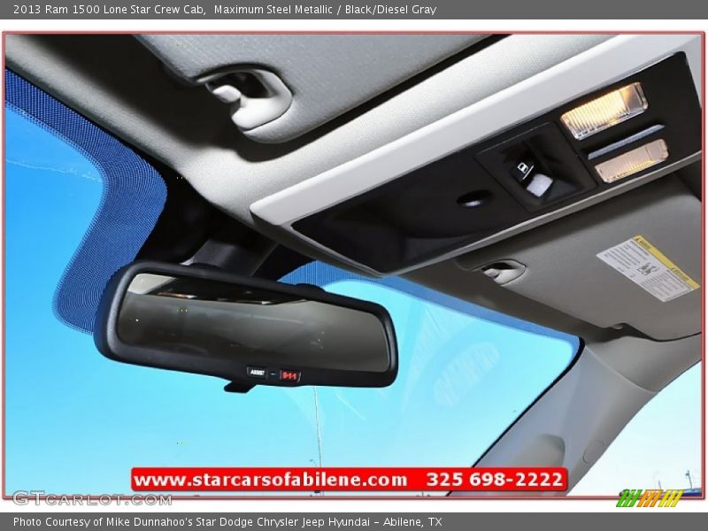 Maximum Steel Metallic / Black/Diesel Gray 2013 Ram 1500 Lone Star Crew Cab