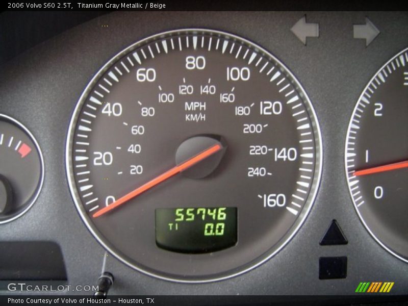 Titanium Gray Metallic / Beige 2006 Volvo S60 2.5T
