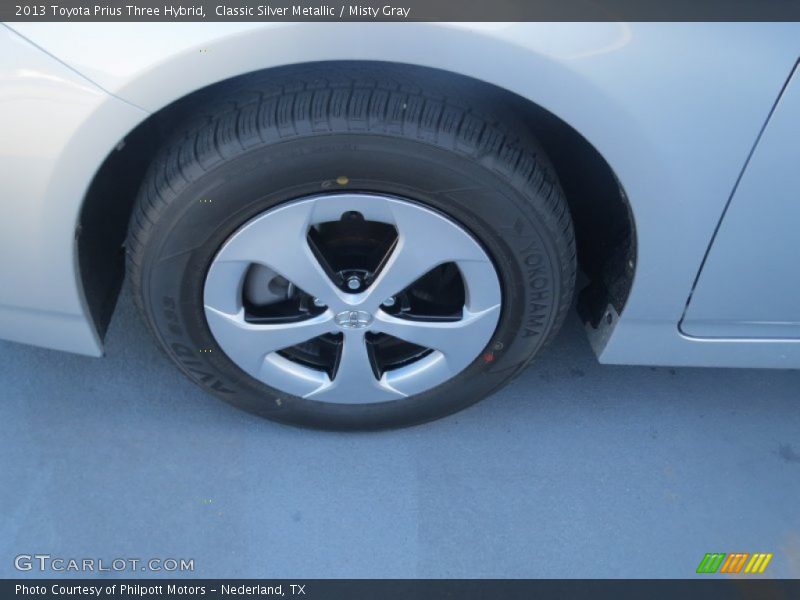 Classic Silver Metallic / Misty Gray 2013 Toyota Prius Three Hybrid