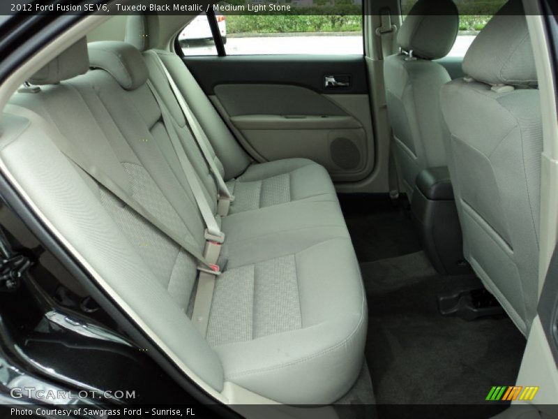 Tuxedo Black Metallic / Medium Light Stone 2012 Ford Fusion SE V6