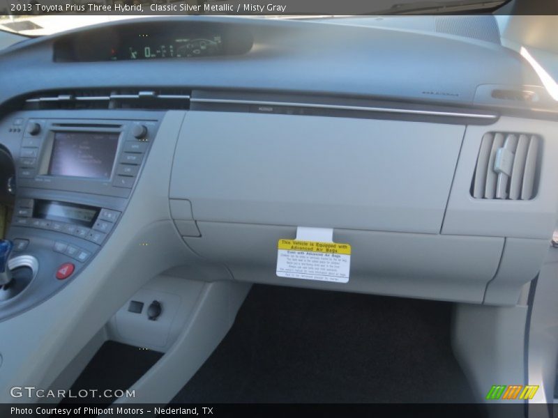 Classic Silver Metallic / Misty Gray 2013 Toyota Prius Three Hybrid