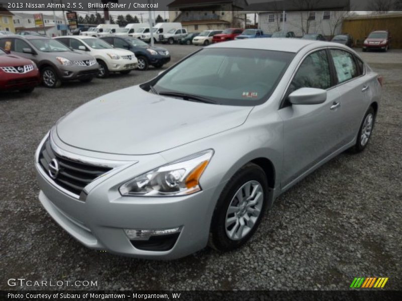 Brilliant Silver / Charcoal 2013 Nissan Altima 2.5 S