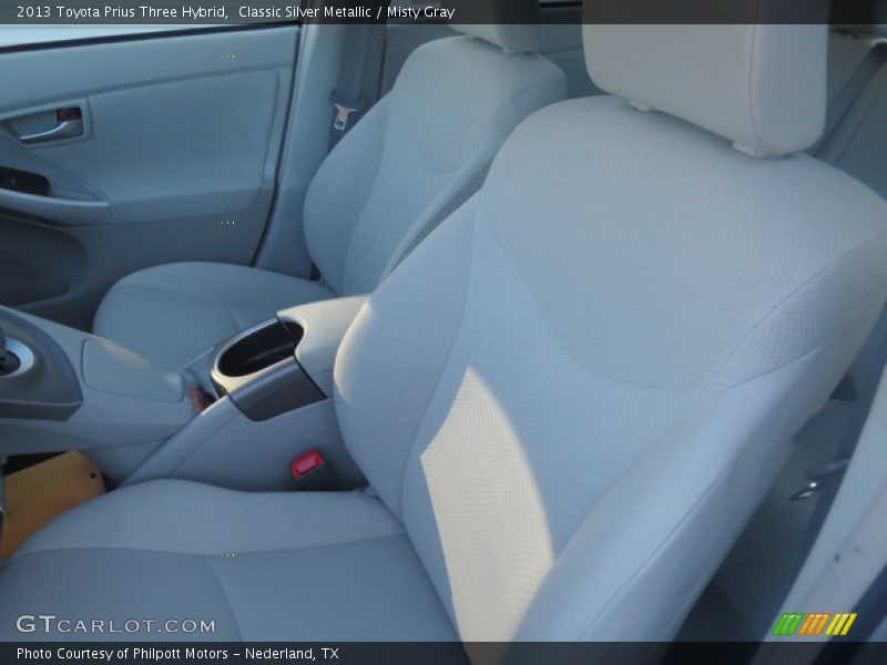 Classic Silver Metallic / Misty Gray 2013 Toyota Prius Three Hybrid