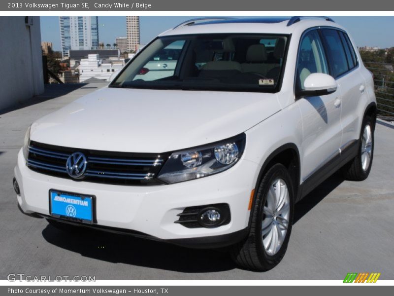 Candy White / Beige 2013 Volkswagen Tiguan SE