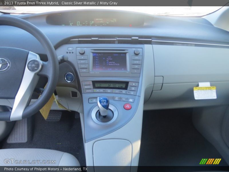 Classic Silver Metallic / Misty Gray 2013 Toyota Prius Three Hybrid