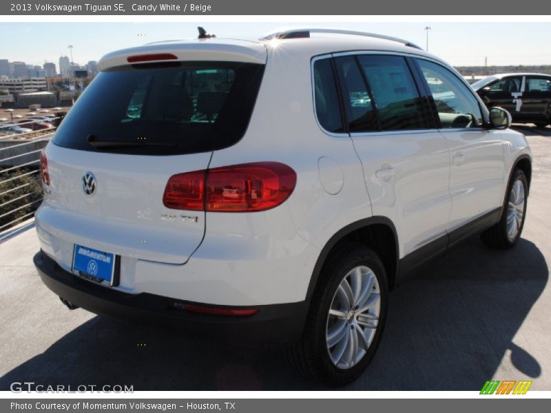 Candy White / Beige 2013 Volkswagen Tiguan SE