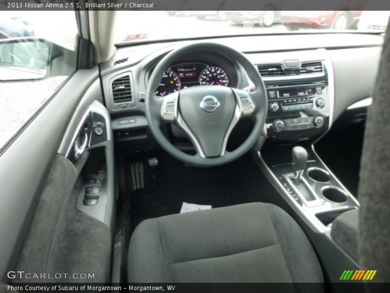 Brilliant Silver / Charcoal 2013 Nissan Altima 2.5 S