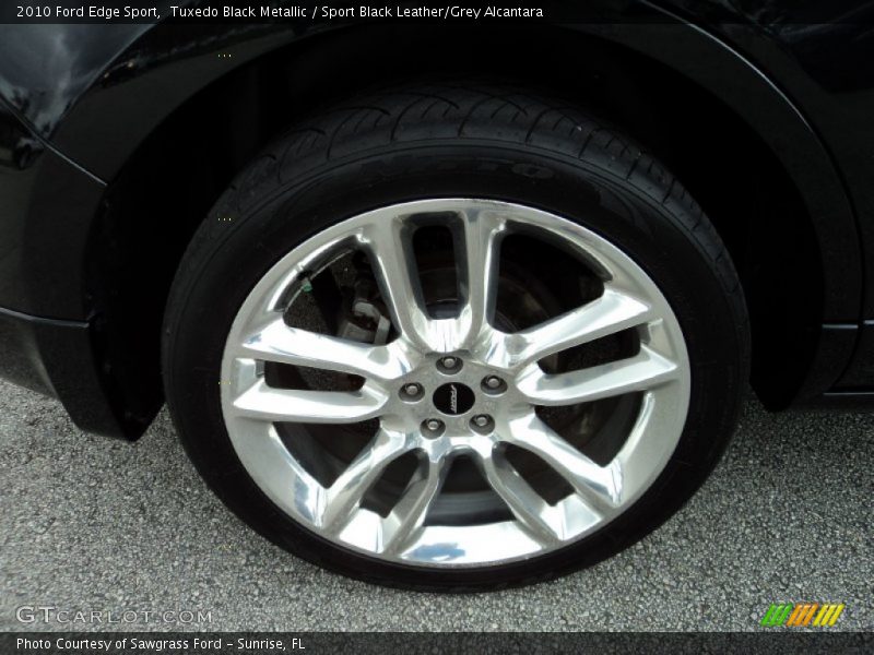 Tuxedo Black Metallic / Sport Black Leather/Grey Alcantara 2010 Ford Edge Sport