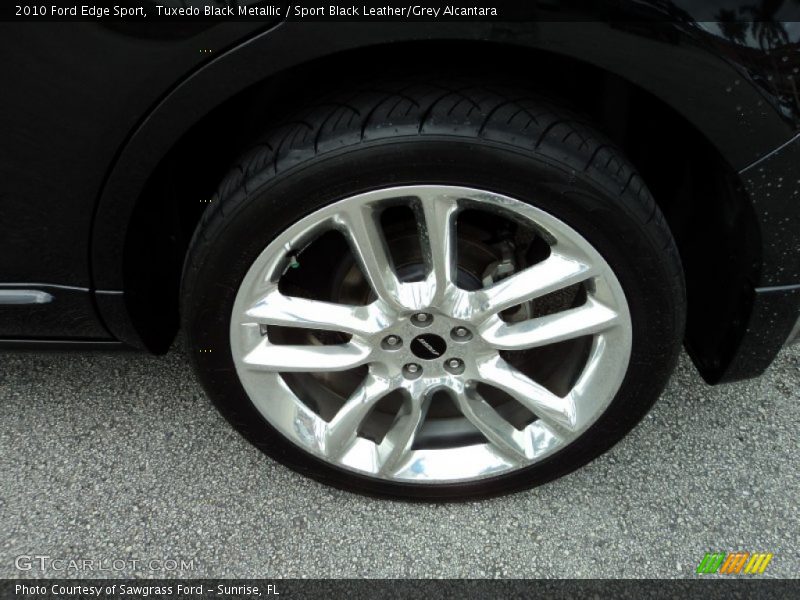 Tuxedo Black Metallic / Sport Black Leather/Grey Alcantara 2010 Ford Edge Sport