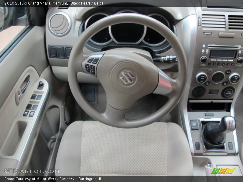 Black Pearl / Beige 2010 Suzuki Grand Vitara Premium