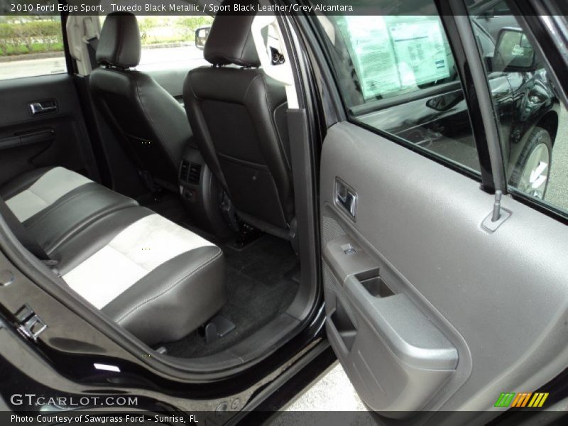 Tuxedo Black Metallic / Sport Black Leather/Grey Alcantara 2010 Ford Edge Sport