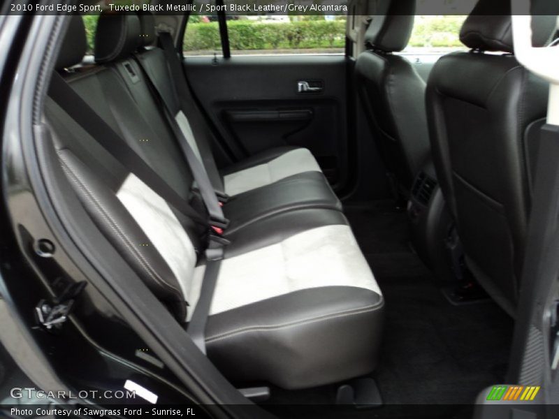 Tuxedo Black Metallic / Sport Black Leather/Grey Alcantara 2010 Ford Edge Sport
