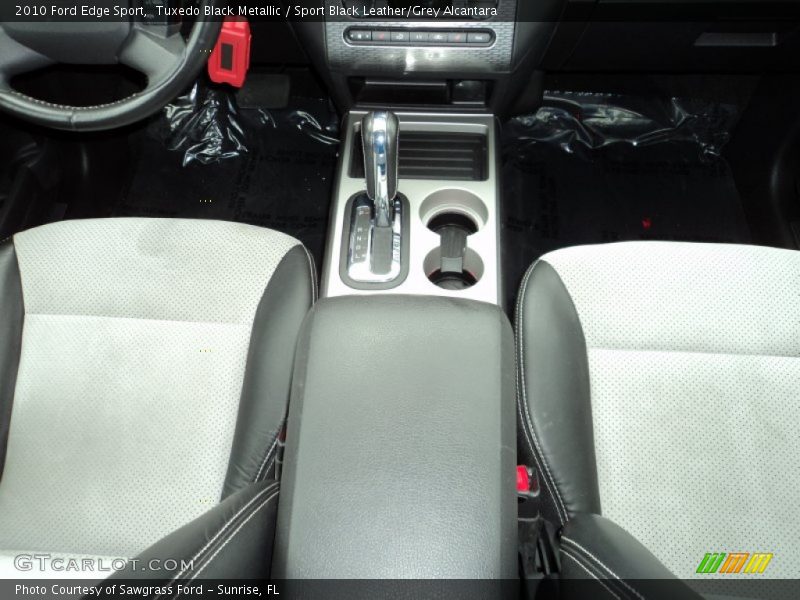 Tuxedo Black Metallic / Sport Black Leather/Grey Alcantara 2010 Ford Edge Sport