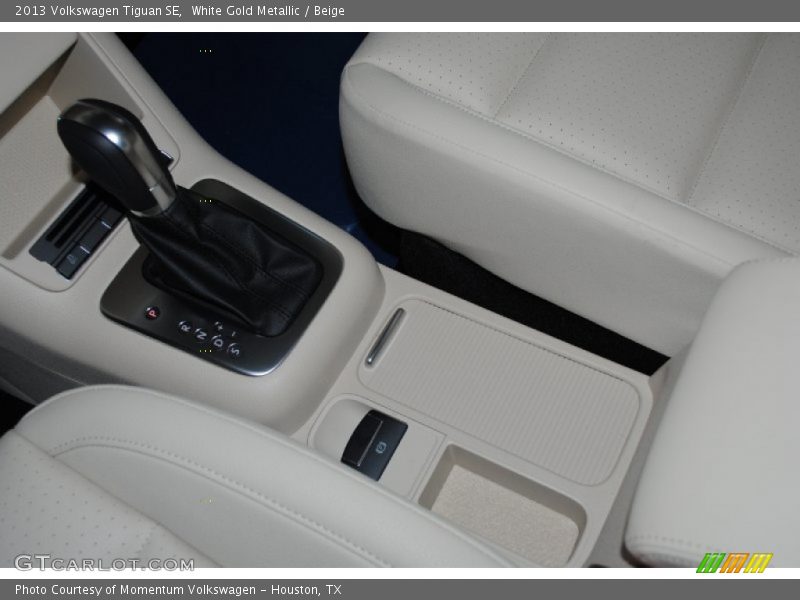 White Gold Metallic / Beige 2013 Volkswagen Tiguan SE