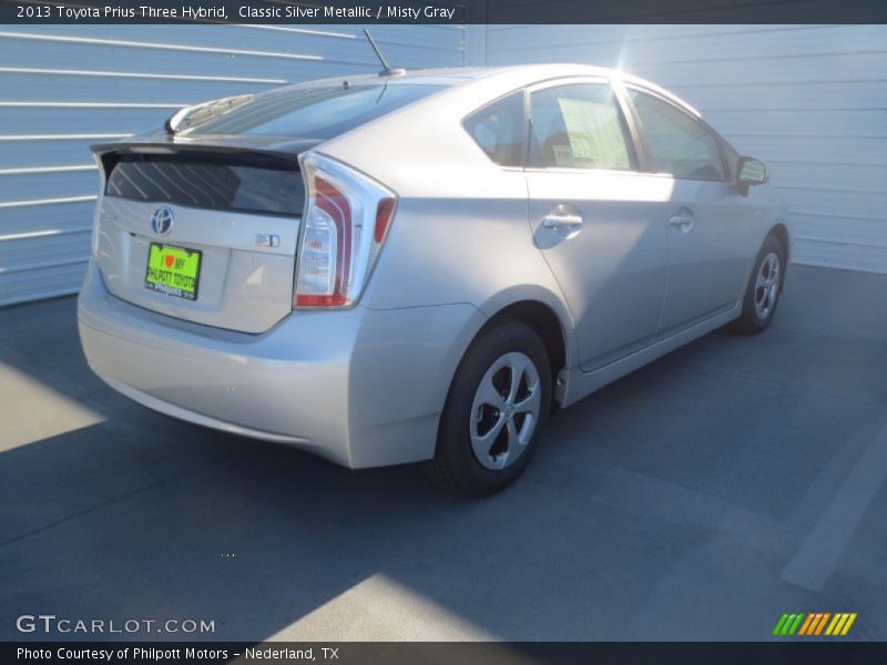 Classic Silver Metallic / Misty Gray 2013 Toyota Prius Three Hybrid