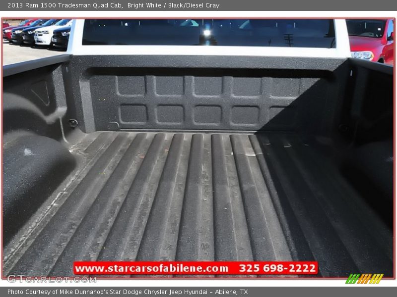 Bright White / Black/Diesel Gray 2013 Ram 1500 Tradesman Quad Cab