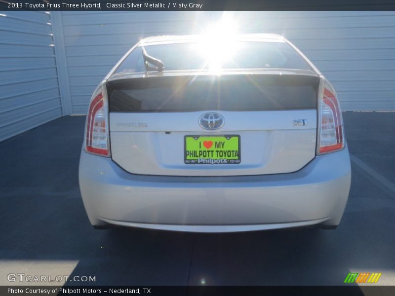 Classic Silver Metallic / Misty Gray 2013 Toyota Prius Three Hybrid