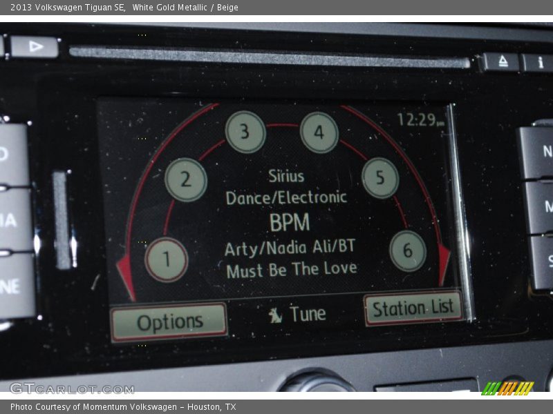White Gold Metallic / Beige 2013 Volkswagen Tiguan SE