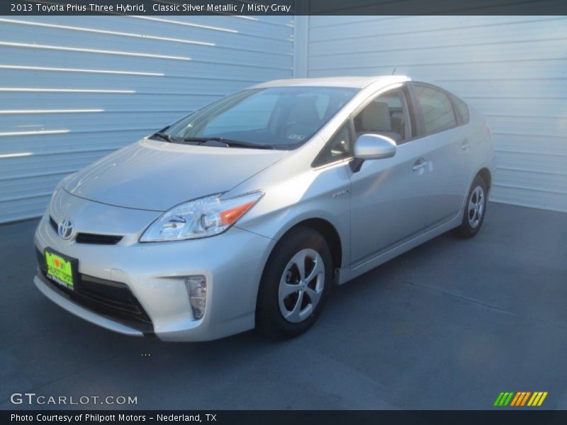 Classic Silver Metallic / Misty Gray 2013 Toyota Prius Three Hybrid